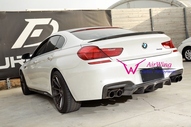 BMW F06F12F13 M6 Performance style carbon rear diffuser 02